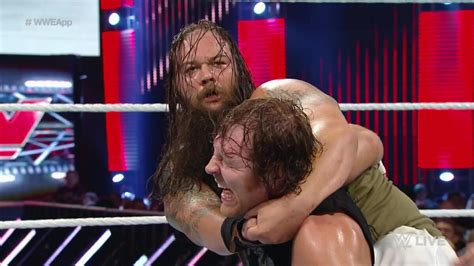 Dean Ambrose Vs Bray Wyatt Continues WWE App Exclusive May 18 2015