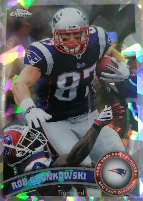 Rob Gronkowski 2011 Topps Chrome 132 Crystal Atomic Refractor 139 PSA