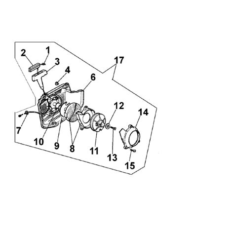 099900616R Lanceur Complet Pour Tronconneuse OLEO MAC