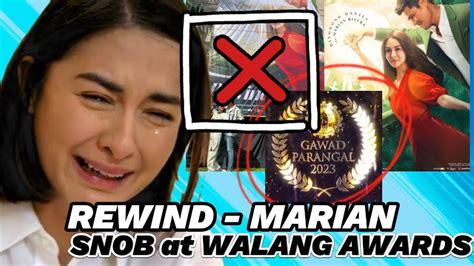 Marian Rivera Umiyak Dahil Sa Snob At Walang Award Ang Kanyang