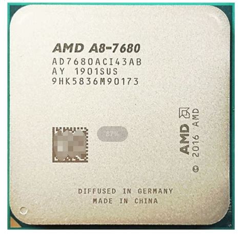 Процессор Amd A8 7680 A8 Oem без кулера 4 яд 3 5 ГГц купить по низкой цене с доставкой в