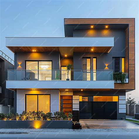 Premium Photo | A house with a black door and a black door that says