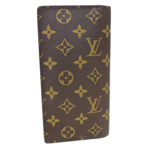 Louis Vuitton Brazza Monogram Canvas Wallet Brown Us