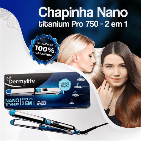 Chapinha Nano Titanium Pro Profissional Em Original