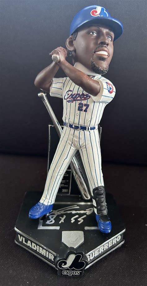 Vladimir Guerrero Foco Limited Edition Signed Silver Slugger Bobblehead