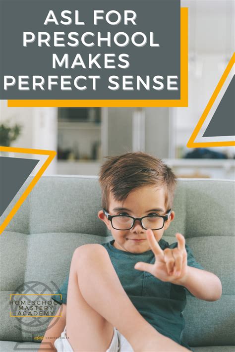 Asl For Preschool Makes Sense Homeschool Mastery Academy