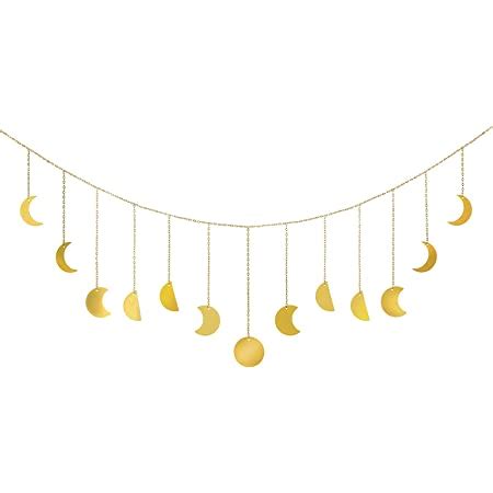 Amazon Mkono Moon Phase Wall Hanging Boho Garland Decor Home