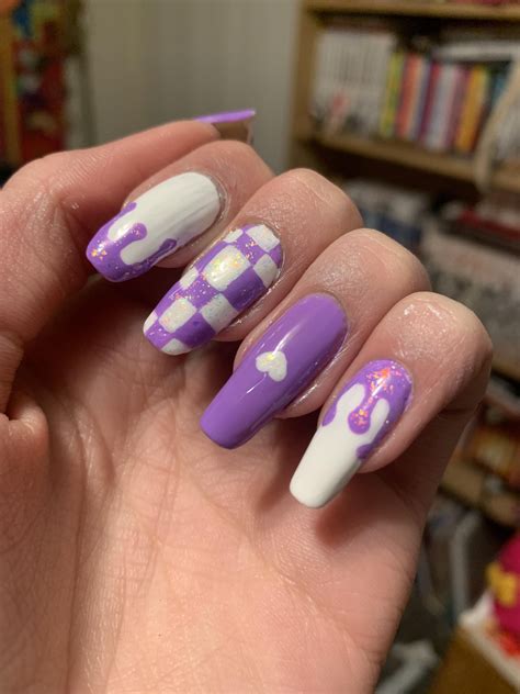 Cute Purple Nails Designs