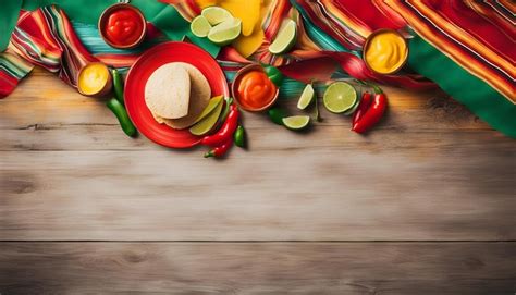 Premium Photo A Table With A Plate Of Food And A Plate Of Vegetables