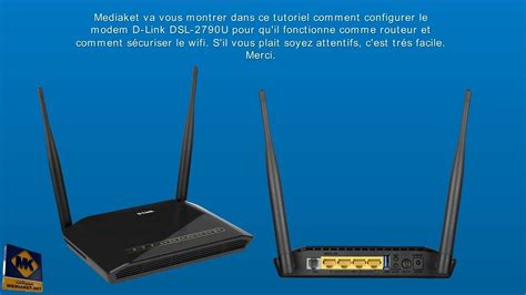 D Link Dsl U Configurer En Routeur S Curiser Le Wifi Changer Le