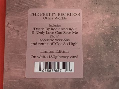 The Pretty Reckless Other Worlds Lp Ed Limitada Vinilo Blanco