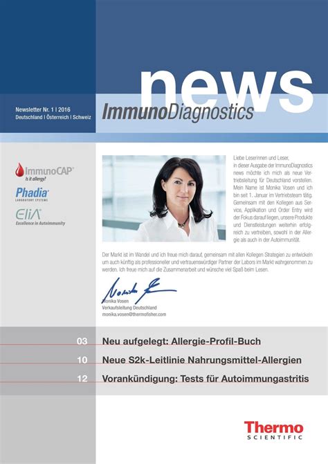 News Immunodiagnostics Neu Aufgelegt Allergie Profil Buch Neue