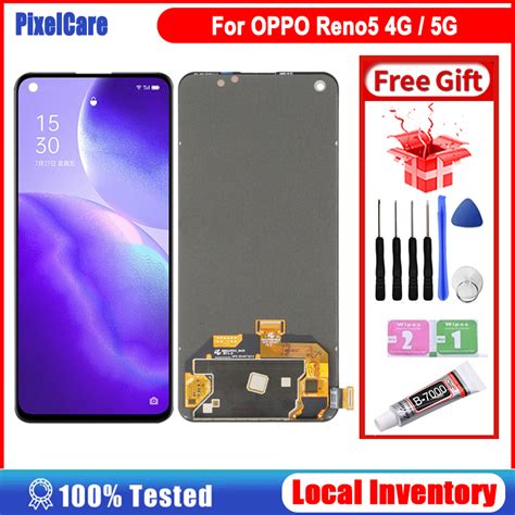 Original Lcd For Oppo Reno5 4g Reno5 5g Reno4reno7 5g Lcd Screen