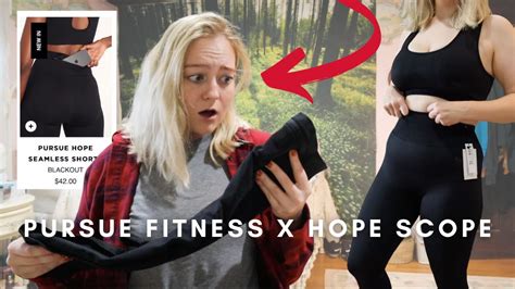 Hope Scope Active Wear Review Honest Review And Try On Of Pursue Fitness X Hope Scope Youtube