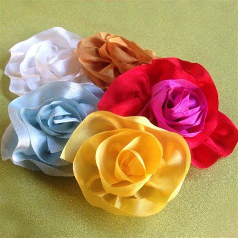 Easy Silk Ribbon Flowers Crafty Chica