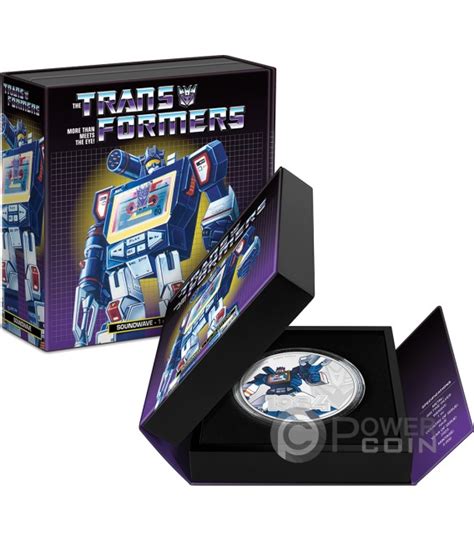 SOUNDWAVE Transformers 1 Oz Silber Münze 2 Niue 2023