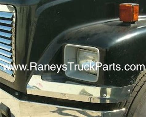 Freightliner Fl 50 60 70 80 112 Drop Visor 13 Stainless Steel Raney S Truck Parts