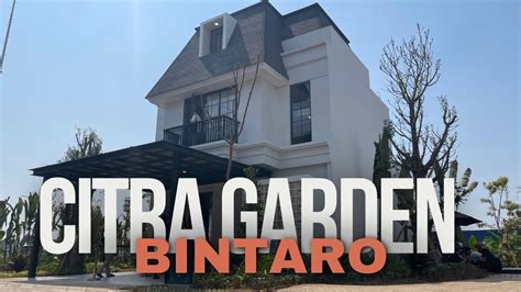 Citra Garden Bintaro I Rumah 1M Di Bintaro I Dekat Tol BXC Dan Stasiun