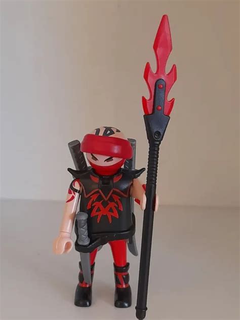 Playmobil Personnage Chevalier Ninja Pour Samoura Ch Teau Novelmore