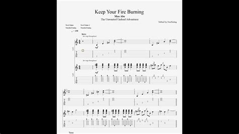 Mao Abe Keep Your Fire Burning Guitar Tab Youtube