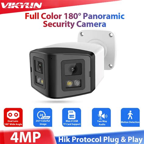 Vikylin Panoramic Security Camera Full Color Mp Dual Lens Mm Ip