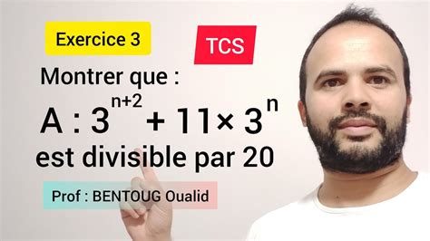 Exercice corrigé n 3 Arithmétique dans N Tronc commun scientifique