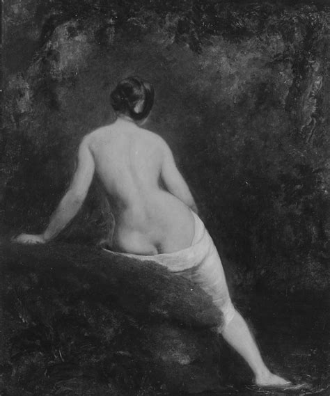 Nude Woman Seated In A Landscape William Etty Artwork On USEUM