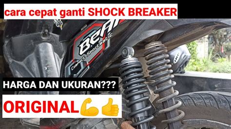 Cara Ganti Shock Belakang Beat Karbu Review Shock Breaker Beat Original