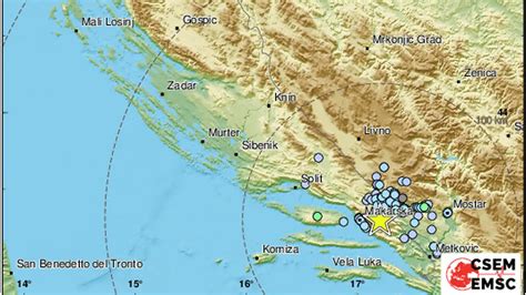 TRESE SE DALMACIJA Potres od 3 4 Richtera pogodio Makarsku Snažno je