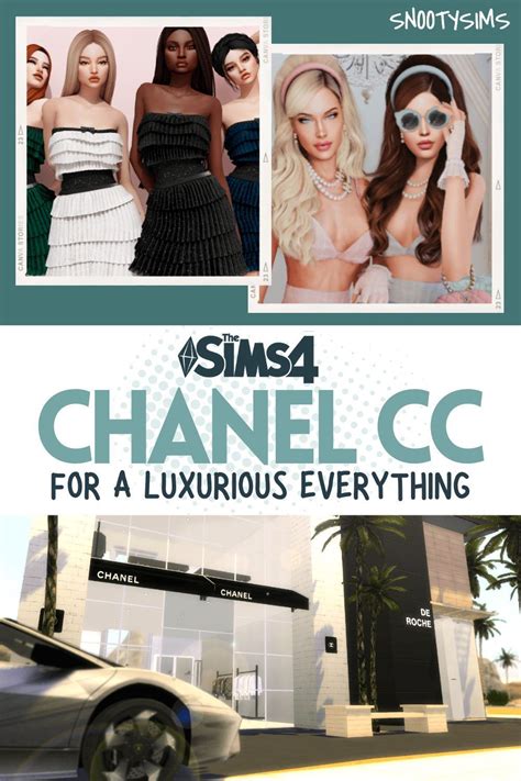 Sims 4 Chanel Cc For A Luxurious Everything Favorites Sims 4 Sims