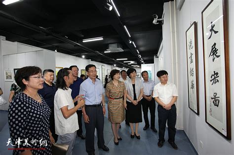 西青区“庆祝新中国成立70周年、人民政协成立70周年书画作品展”开幕 书画高清 天津美术网 天津美术界门户网站