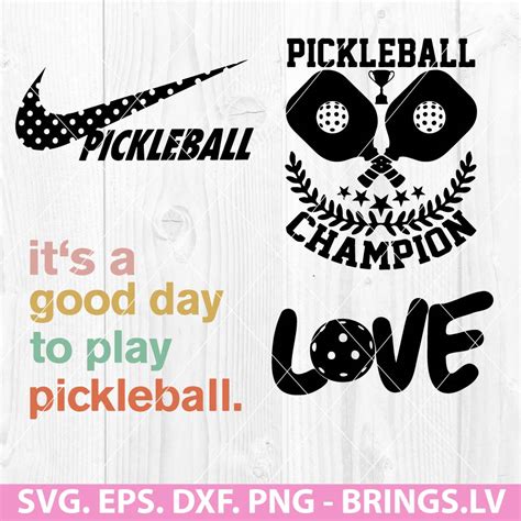 Pickleball SVG Nike Pickleball SVG Pickleball Love SVG Pickleball ...