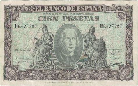 Spanien Pesetas Geldschein Km A Ss Ma Shops