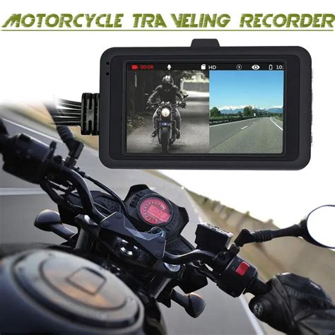 Dc V P Waterproof Motorcycle Camera Dvr Inch Hd Display