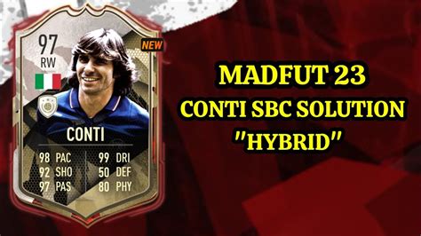 Conti Sbc Hybrid Madfut Sbc Solution Youtube