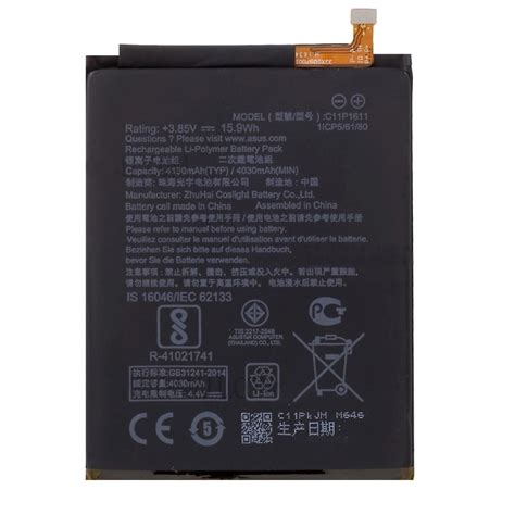 Batteria Mah Asus Per Zenfone Max Zc Tl C P X D Ebay