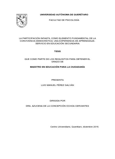 El Aprendizaje Servicio y su implicación en la formación ciudadana