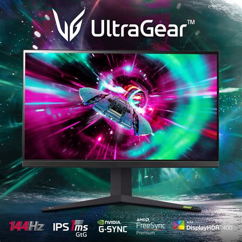 Lg 32gr93u Ultragear 32 Ips Uhd 4k 144hz Gaming Monitor Laptops Direct