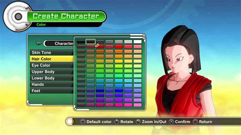 Dragon Ball Xenoverse Female Saiyan Creation YouTube