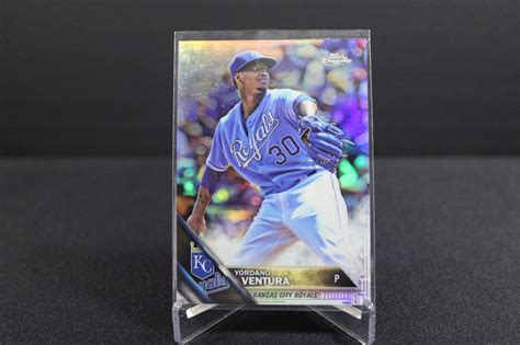 2016 Topps Chrome YORDANO VENTURA REFRACTOR 59 Kansas City Royals EBay