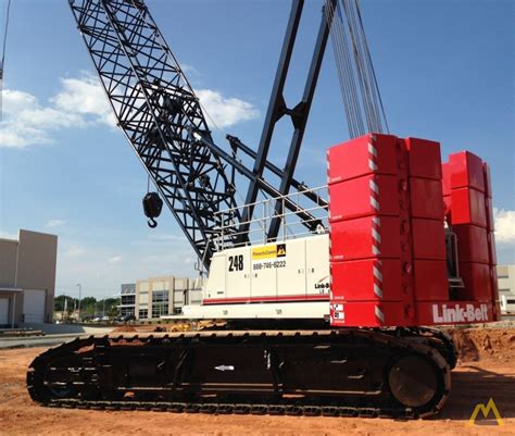 Link Belt Hsl Ton Lattice Boom Crawler Crane For Sale Link Belt