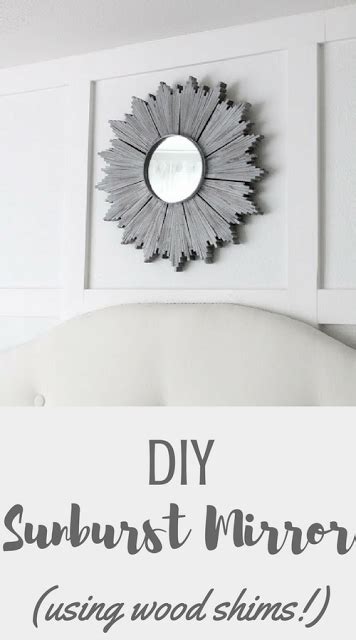 Simply Beautiful By Angela Diy Sunburst Mirror Using Wood Shims