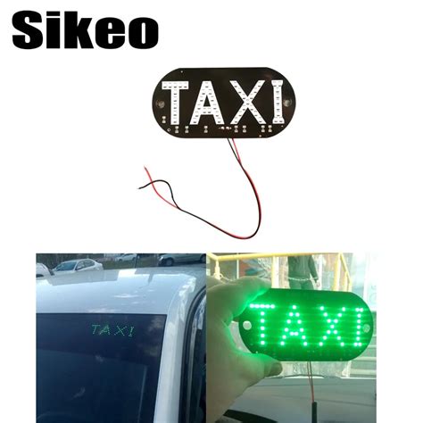 Pcs Taxi Led Light Hot Sale Taxi Cab Windscreen Windshield Sign Light