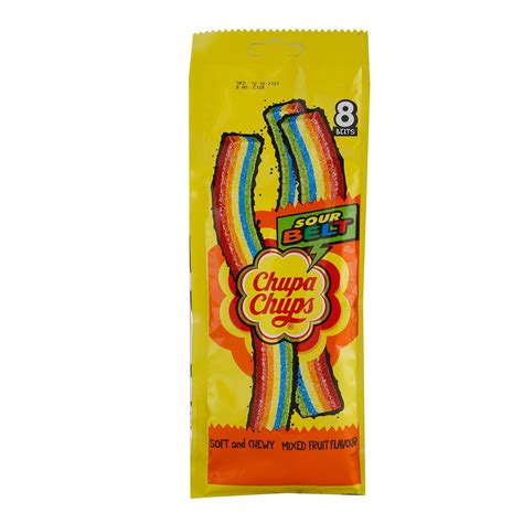 Chupa Chups Sour Belt Mixed Fruit Flavour Soft Chewy 58 Off