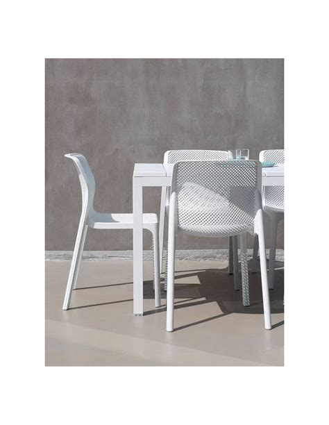 Silla Exterior Monobloque Polipropileno Nardi Bit Blanca 403280000006