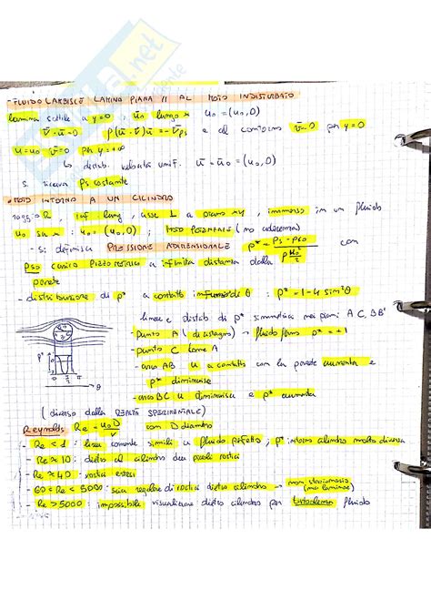 Moto Dei Fluidi E Termocinetica Teoria