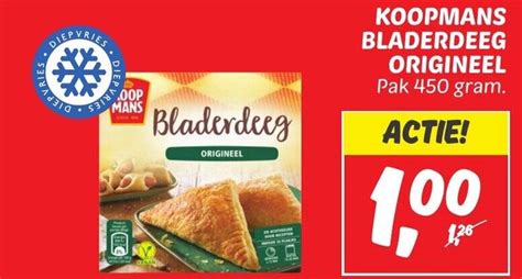 Koopmans Bladerdeeg Origineel Pak Gram Aanbieding Bij Dekamarkt