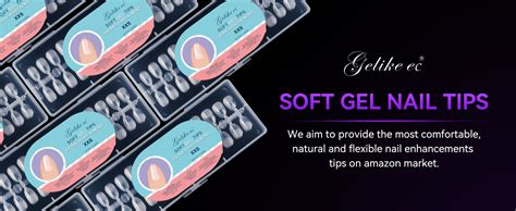 Gelike Ec Extra Short Soft Gel Nail Tips Kit For Soak Off