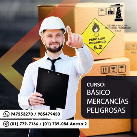 Curso de mercancías peligrosas ercafreight en Lima Cursos Clases