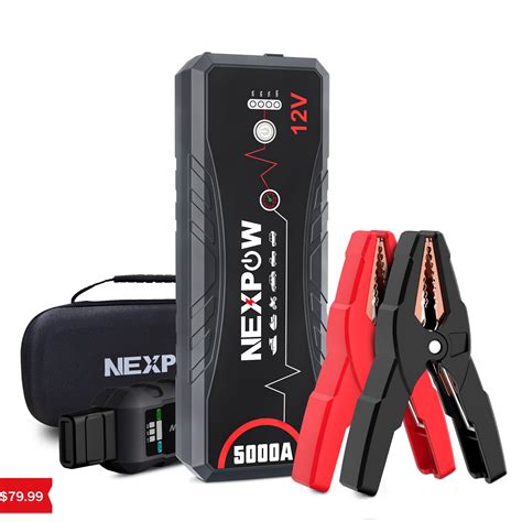 Free Shipping Nexpow Car Jump Starter 5000a Peak 28800mah Battery Jump Starter For All Gas And